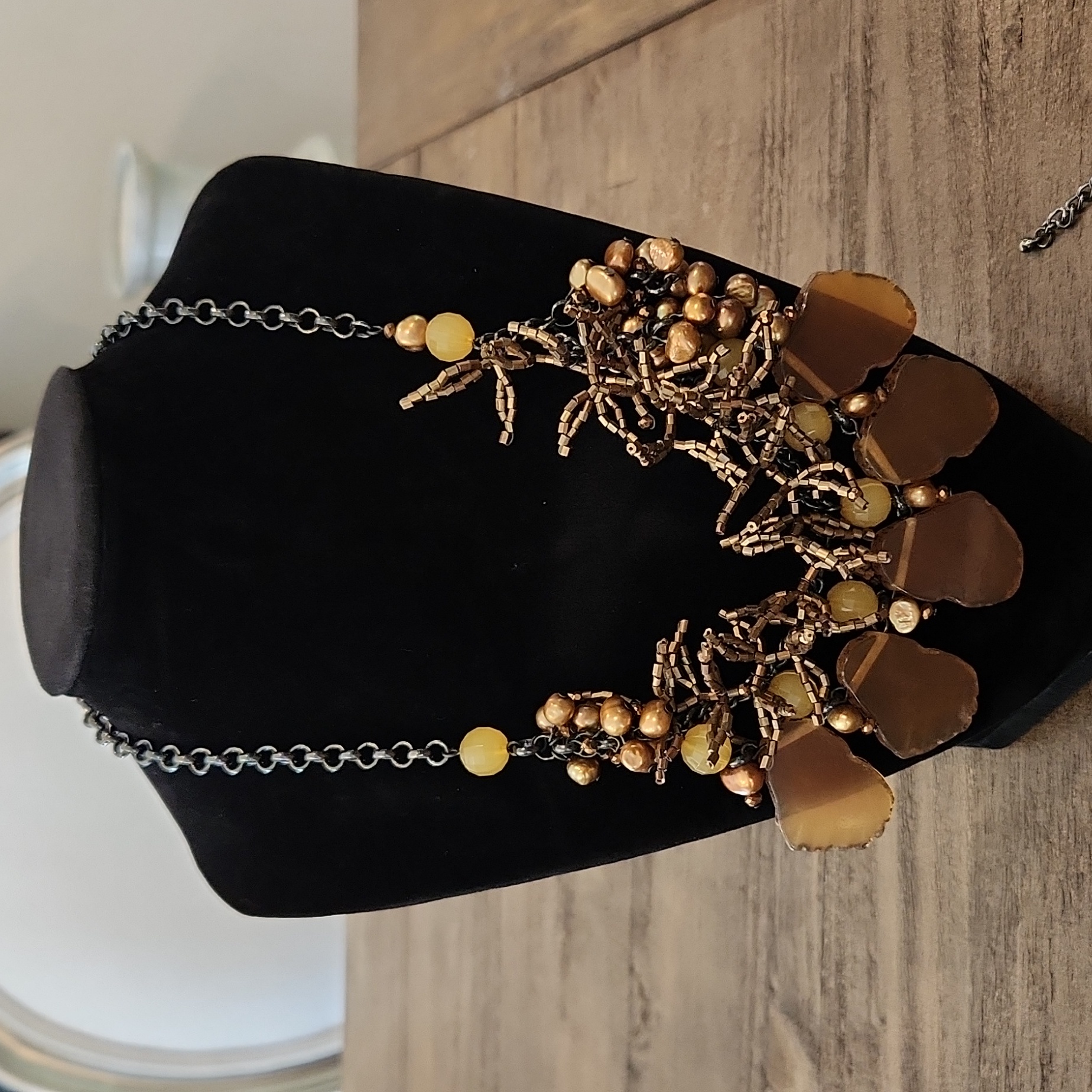 Bronze Tone Necklace From Coldwater Creek 15$